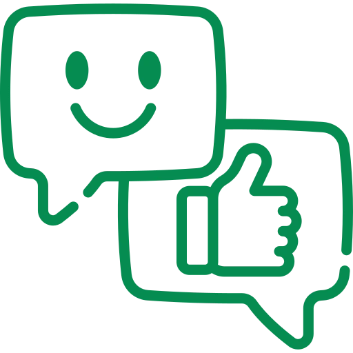 chat icon in green colour